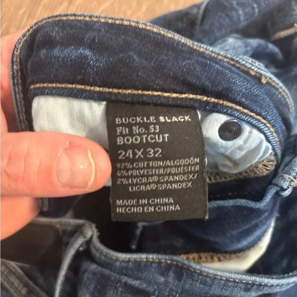 Buckle Black bootcut stretch Jean, Fit # 53, 24 x 27 - Picture 9 of 11